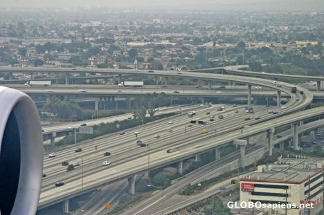 Postcard Los Angeles: Preparing to land at LAX