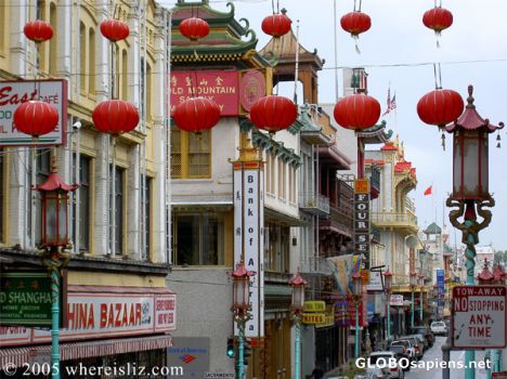 Postcard Chinatown, San Francisco, USA