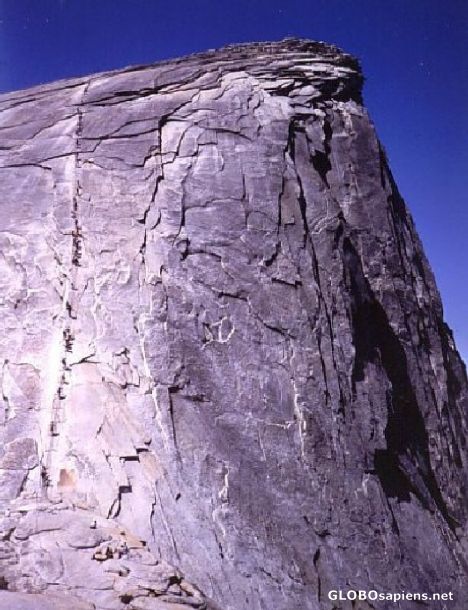Postcard Cables up Yosemite\'s Half Dome