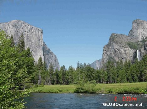 Postcard Yosemite Valley