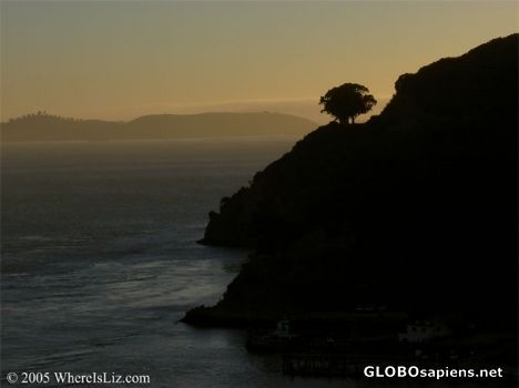 Postcard Sunrise, Angel Island