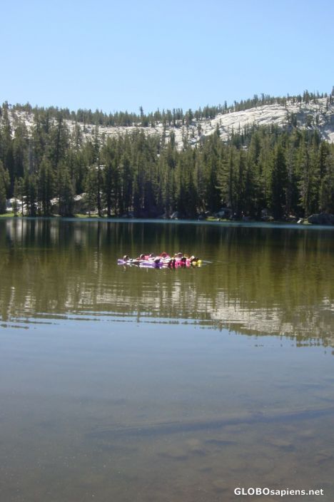 Postcard Floating on Ten Lake #2