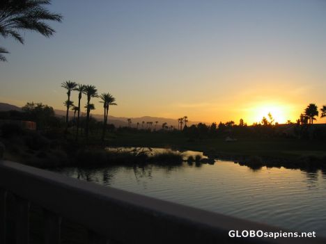 Postcard Palm Springs Sun Rise