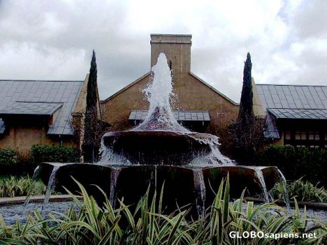 Postcard Fountain at the vinery