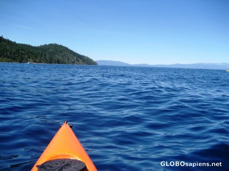 Postcard Lake Tahoe view from my Kayak