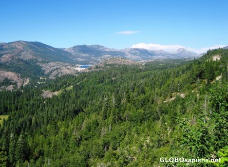 Postcard Desolation Wilderness in High Sierras