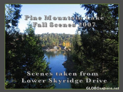 Postcard View of Pine Mountain Lake Lodge, Groveland, CA