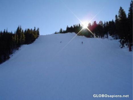 Postcard Morning Ski Lift View