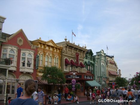 Postcard Main Street Disney