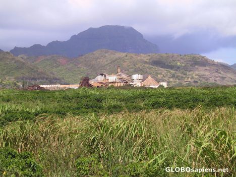 Postcard An old sugar mill near Lihue, Kaua'i, Hawai'i