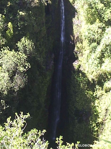 Postcard Lower Puohokamoa Falls