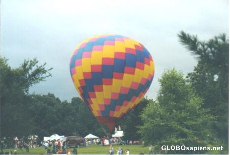 Postcard Balloon Takeoff