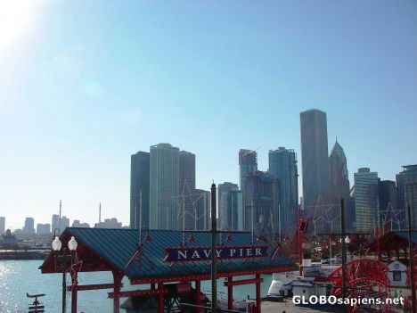 Postcard Chicago from the Navy Pier