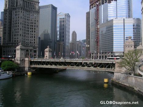 Postcard Chicago river