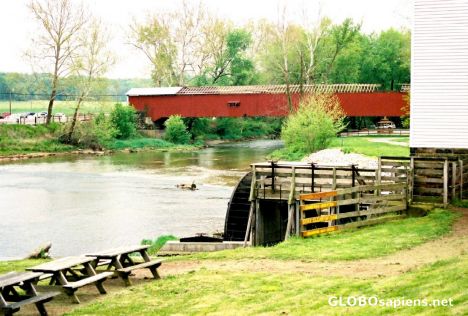 Mansfield Village Covered Bridge and Gristmill