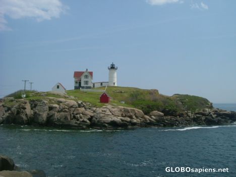 Postcard Lighthouse in New England