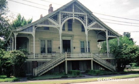 Postcard Antebellum house