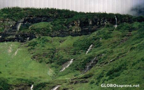 Postcard Weeping Wall Waterfalls