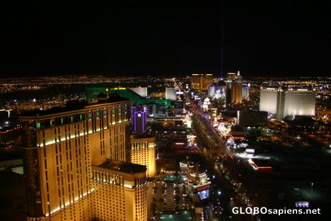 Postcard Las Vegas Night Light