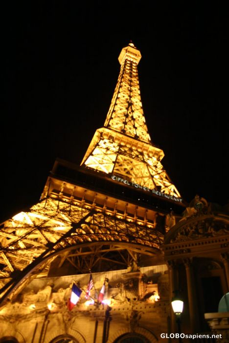 Postcard Eifel Tower in Paris Casino Hotel Las Vegas