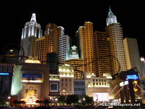 Postcard New York New York Hotel and Casino