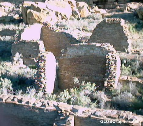 Postcard Chaco Canyon - Hungo Pavi #2