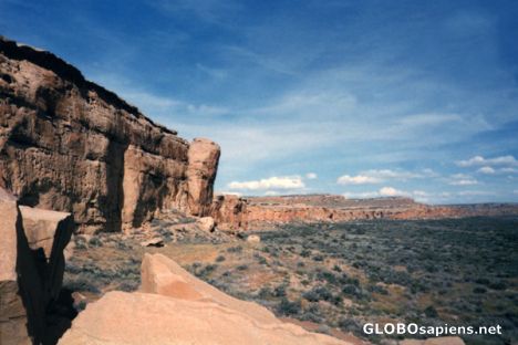 Postcard Chaco Canyon, New Mexico