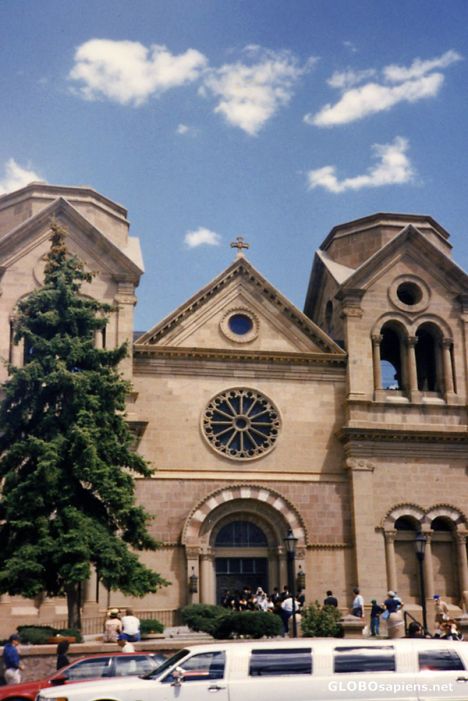 Postcard Santa Fe St. Francis Cathedral