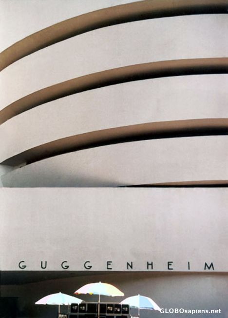 Postcard Guggenheim Museum, Museum Mile, New York