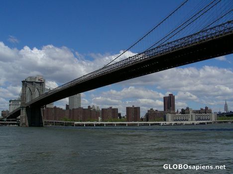 Postcard View of Brooklyn Bridge