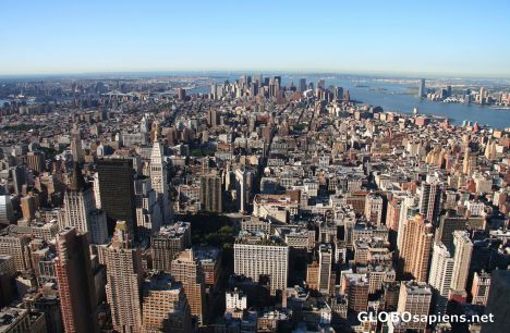 Postcard View over Manhattan