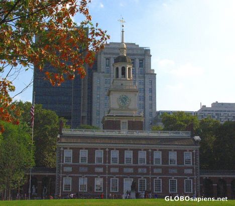 Postcard Independence Hall