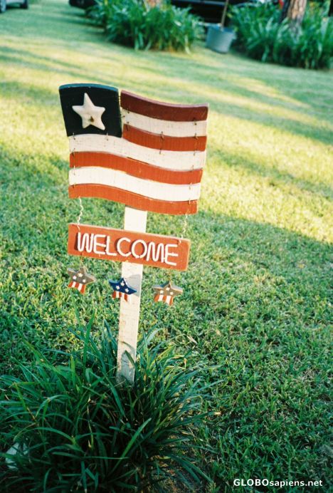 Postcard Small Texan Welcome