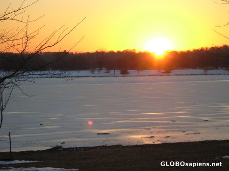 Postcard Sunset over The Potomac.