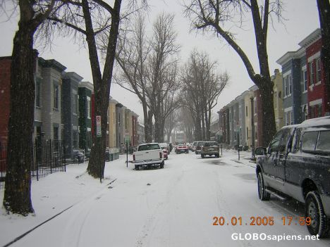 Postcard Snow in D.C.