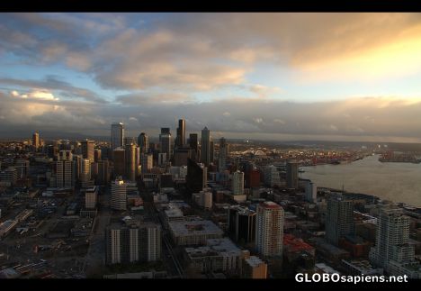 Postcard Seattle skyline