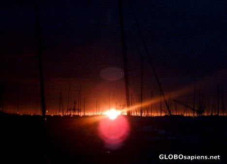 Postcard Sunset at Port Gardner