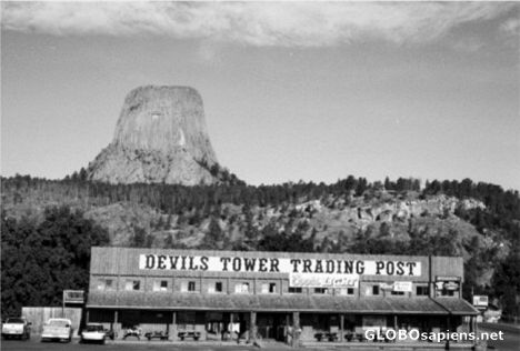 Postcard Devils Tower National Monument
