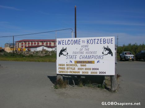Postcard Welcome to Kotzebue