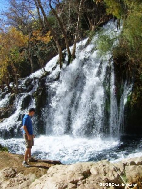 Postcard Fossil Springs Waterfall