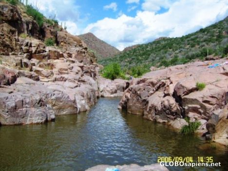 Postcard Arizona Swimming hole