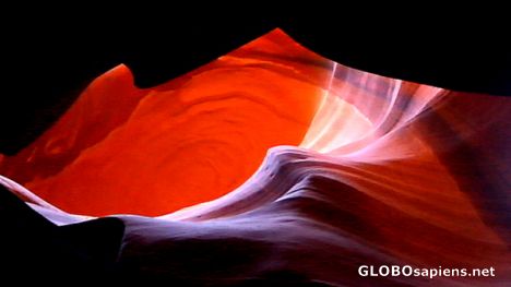 Postcard The colors of Antelope Canyon