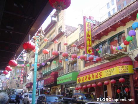 Postcard San Francisco's China Town