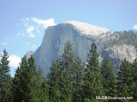 Postcard Half Dome - Our Goal is to be on top tomorrow