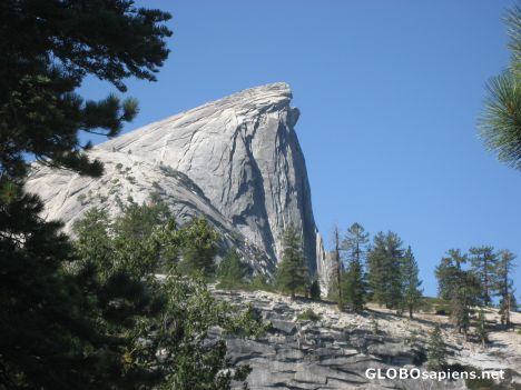 Postcard Today's Goal - Half Dome from the shoulder