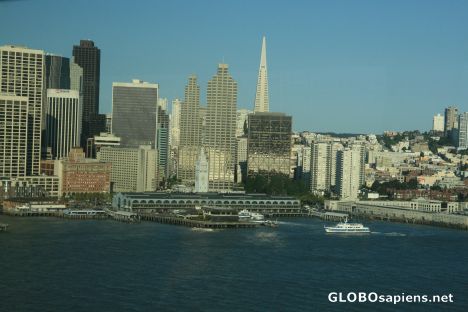 Postcard skyline of San Francisco