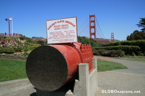 Postcard Golden Gate Bridge