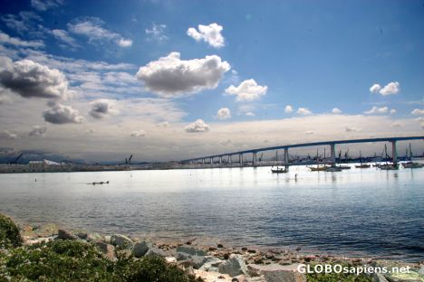 Postcard San Diego Coronado Bridge