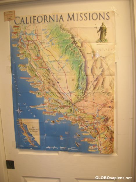 Postcard California Missions