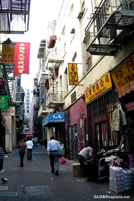 Postcard San Francisco's Chinatown